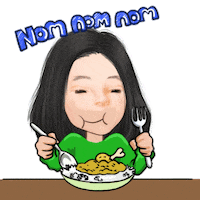 Nom Nom Food Sticker