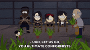 plant goth kids GIF by South Park 