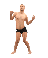 shake it dancing Sticker by Manny404