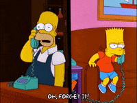 slamming homer simpson GIF