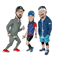 Run Running Sticker by eBibs