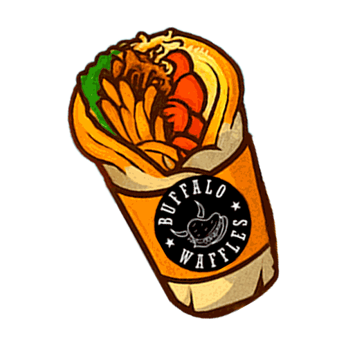 Waffle Sticker by Buffalo waffles