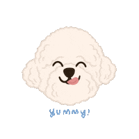 Dog Eating Sticker by Ann of Facedit