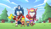 Optimus Prime Animation GIF by Squad Busters