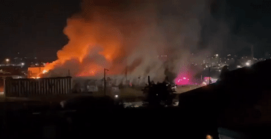 Fire Breaks Out at Old Rail Yard in Denver