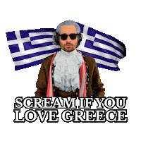 Greek Flag Greece Sticker