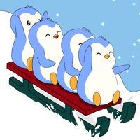 Fun Sliding GIF by Pudgy Penguins
