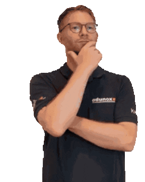 adunoxGmbH denken nachdenken überlegen nachdenklich Sticker