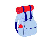 axa_hungary magyar backpack axa utazas Sticker