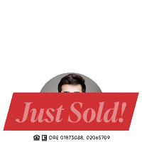 Jayjayluengingkasutjustsoldgifblack Sticker by JohnHart Real Estate