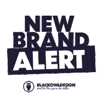 Black_Owl_Design designer alert bod new brand Sticker