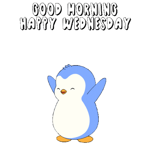 Excited Jump Sticker by Pudgy Penguins