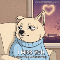 Miss You Love GIF by Doge Pound