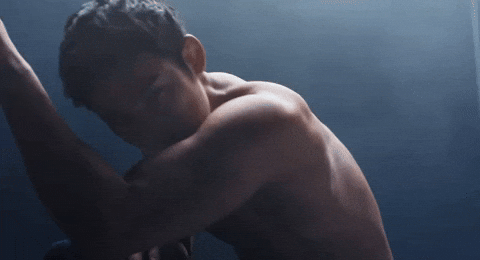 Calvin Klein Photoshoot GIF