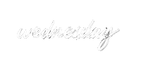Lettering Wednesday Sticker
