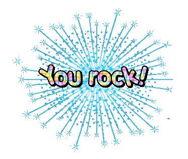 Sparkle You Rock Sticker