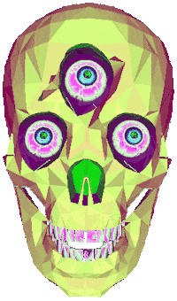 Art Face Sticker by badblueprints