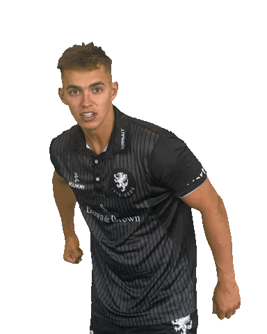 Josh Thomas Ball Sticker by Somerset County Cricket Club