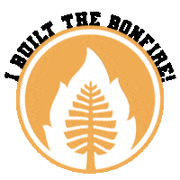 Bonfire Sticker by Dartmouth College