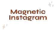 Magnetic Instagram Sticker by Clémence Laborde
