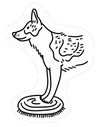 Dog Target Sticker