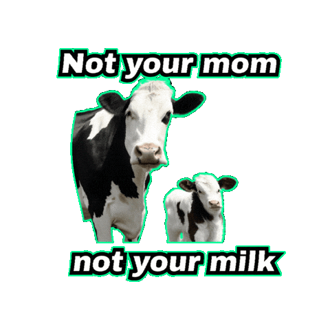 Vegan Milk Sticker by Natur-Clean-up