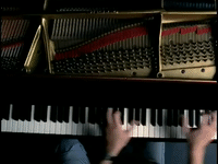 andrew w k piano GIF
