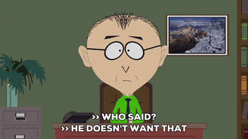 mr. mackey questioning GIF by South Park 