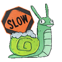Slow Down Car Sticker