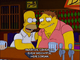 drunk homer simpson GIF