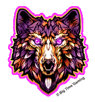 Art Glow Sticker by Big Time Gaming