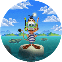 Summer Troll Sticker by Play'n GO