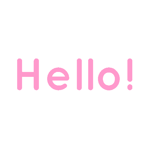 Heart Hello Sticker