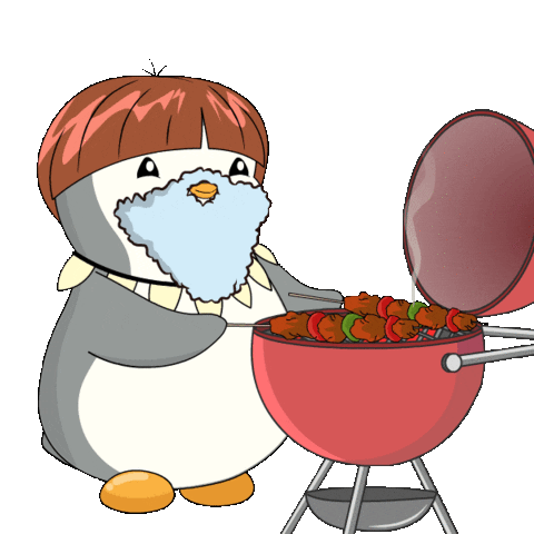 Labor Day Cooking Sticker by Pudgy Penguins