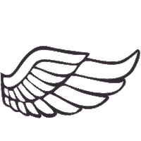 Wing Zenz Sticker by zenzwestern