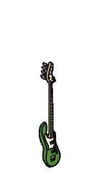 Bass Guitar Sticker