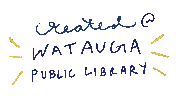 wataugalibrarytx library crafting watauga texas watauga public library Sticker