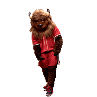 Mascot Celebrating Sticker by Utah Tech University