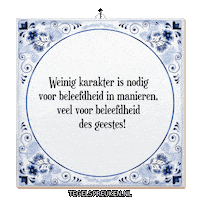 Respect Troost Sticker by Tegelspreuken.nl