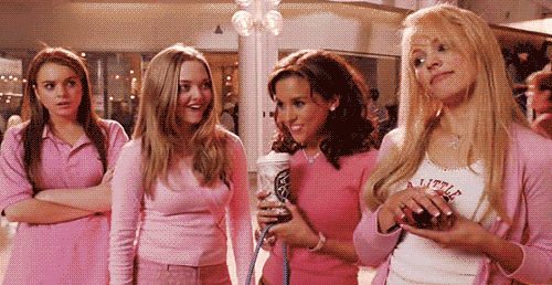 excited mean girls GIF