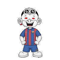 Red Earring Monkey Sticker by Zhot