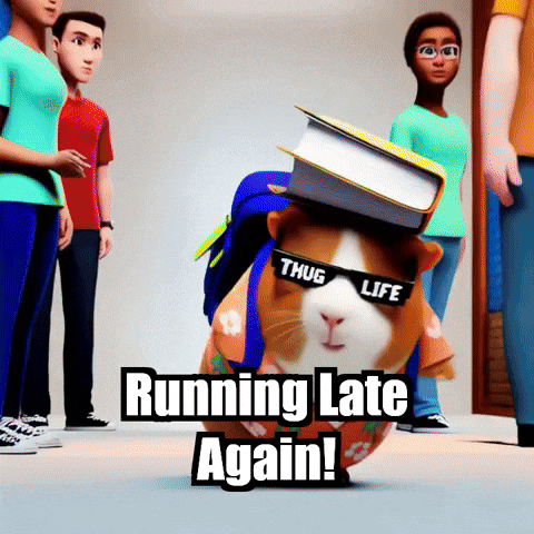 College Rushhour GIF by Guinea Gambino