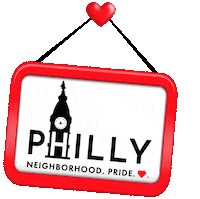 becausephillyislove love pride philly northphilly Sticker