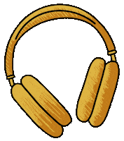 Podcast Headphones Sticker by Stratos Creative Marketing