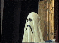 Ghost GIF by CRDI. Ajuntament de Girona