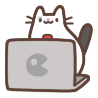 Cat Working Sticker by MixFlavor 綜合口味