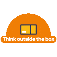 Think Outside The Box Sticker by BAT Ukraine
