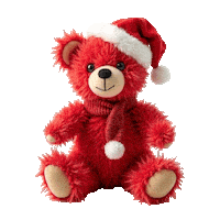 Teddy Bears Christmas Sticker