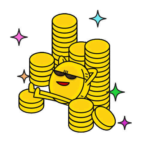 Money Coin Sticker