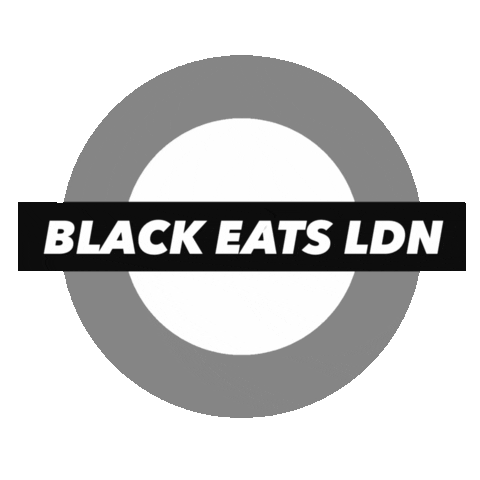 Blackeatsldn black food blackeatsldn black eats ldn blackfood Sticker